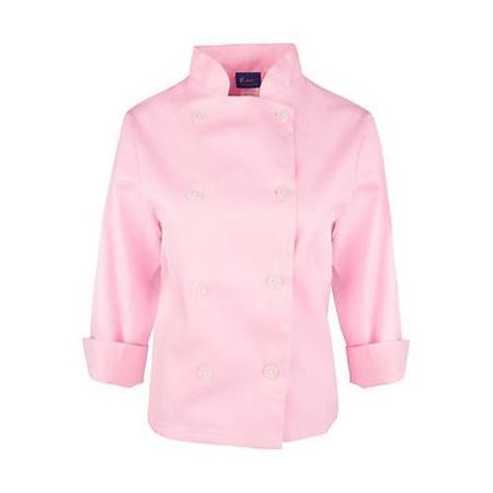 KNG Lg Childs Pink Chef Coat 2136PNKKL